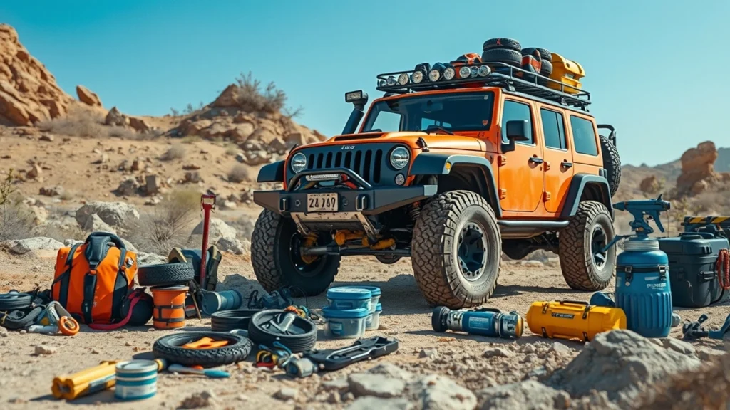 off-road rescue Tools and Equipment: