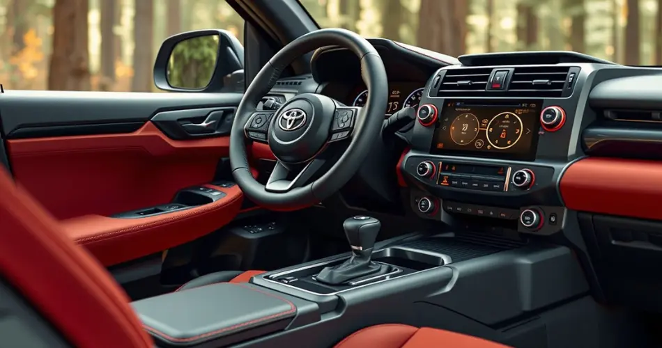 Toyota 4Runner TRD Pro: Experience the Ultimate Adventure SUV 5 The saloon of Toyota 4Runner TRD Interior Design